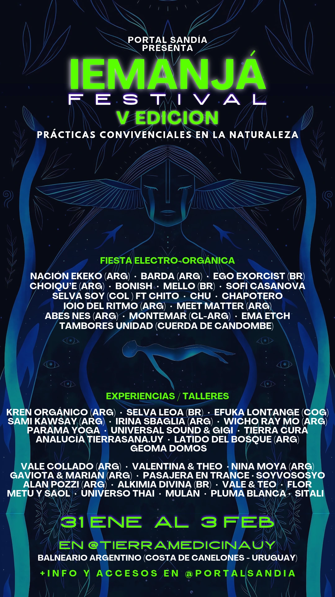 Flyer original de Iemanjá · edición 5
