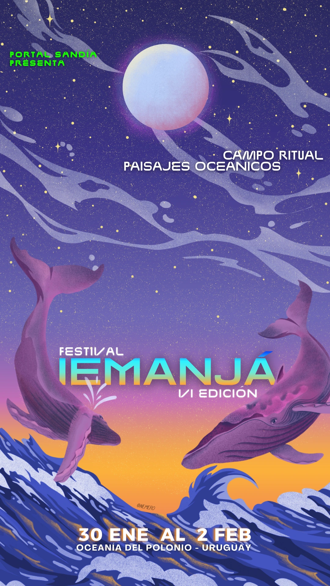 Flyer original de Iemanjá · edición 6